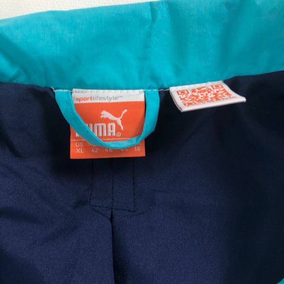 Puma blue & white windcell windbreaker size XL - Picture 2 of 7